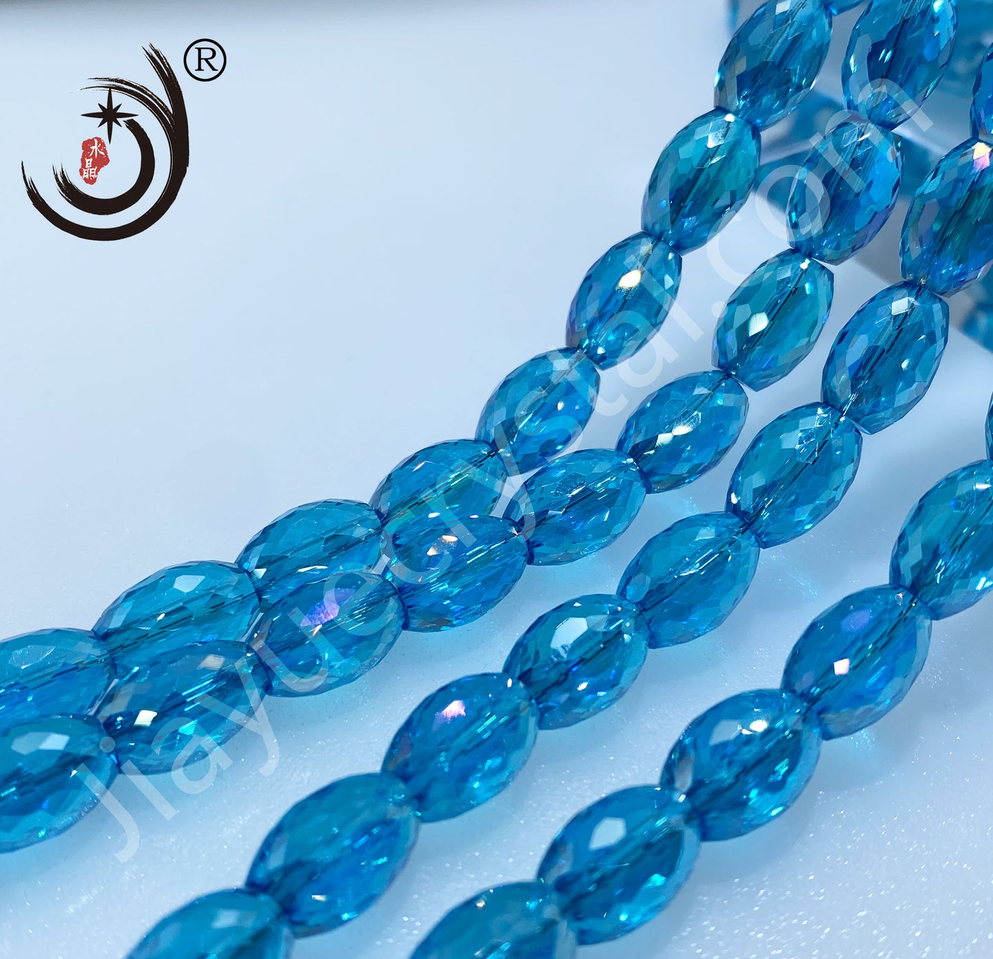 8MM Drum Beads Crystal Glass Beads Wholesale For DIY Jewelry (10108）