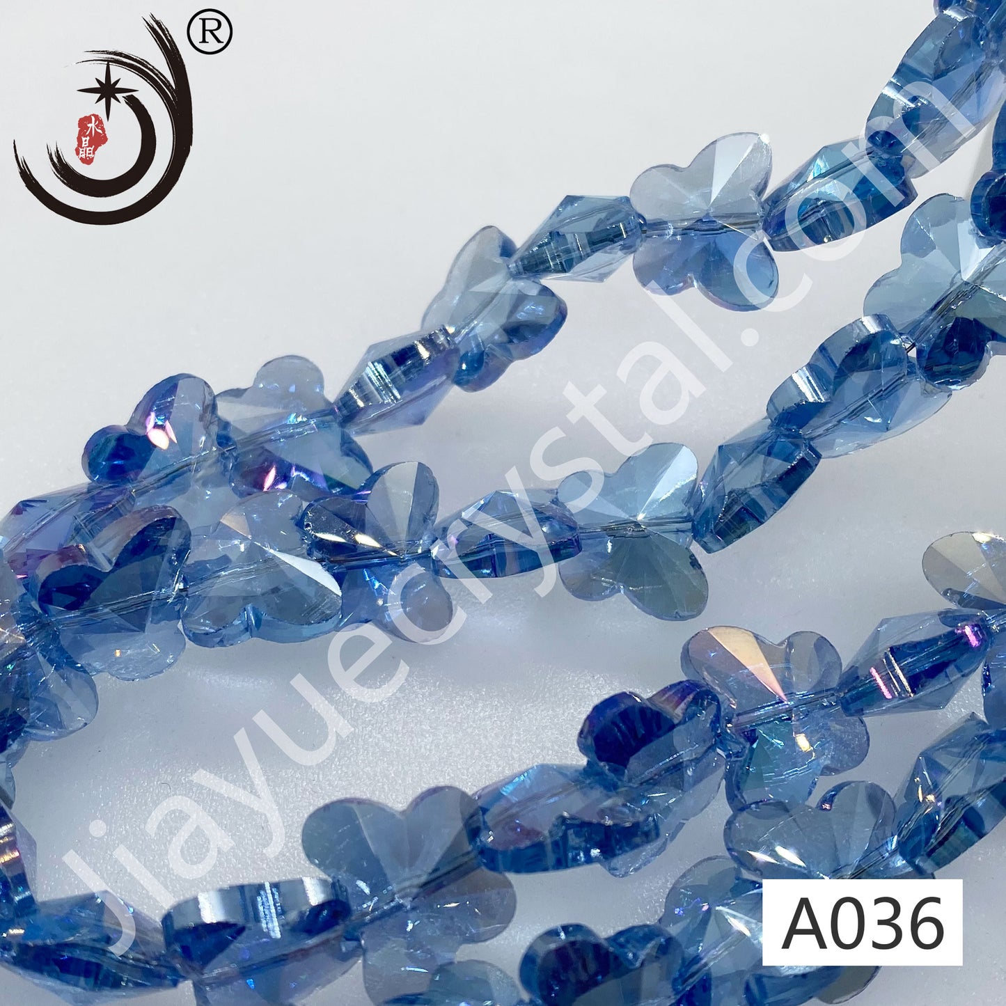 10MM/14MM Butterfly Beads Glass Crystal Beads Wholesale For DIY Jewelry(50034)