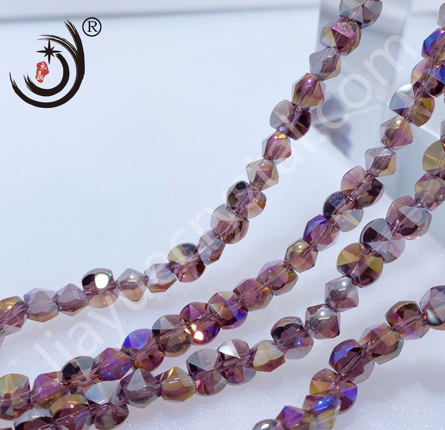 6MM Unique Design Crystal Glass Beads Whole Sale For DIY Jewelry (20016)