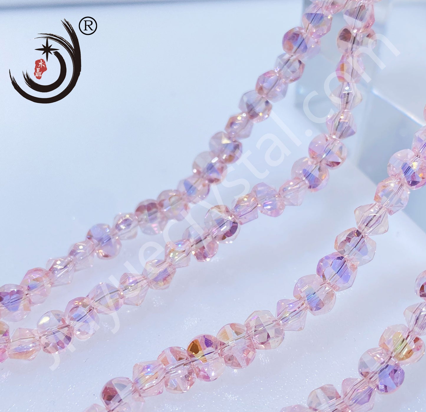 6MM Unique Design Crystal Glass Beads Whole Sale For DIY Jewelry (20016)