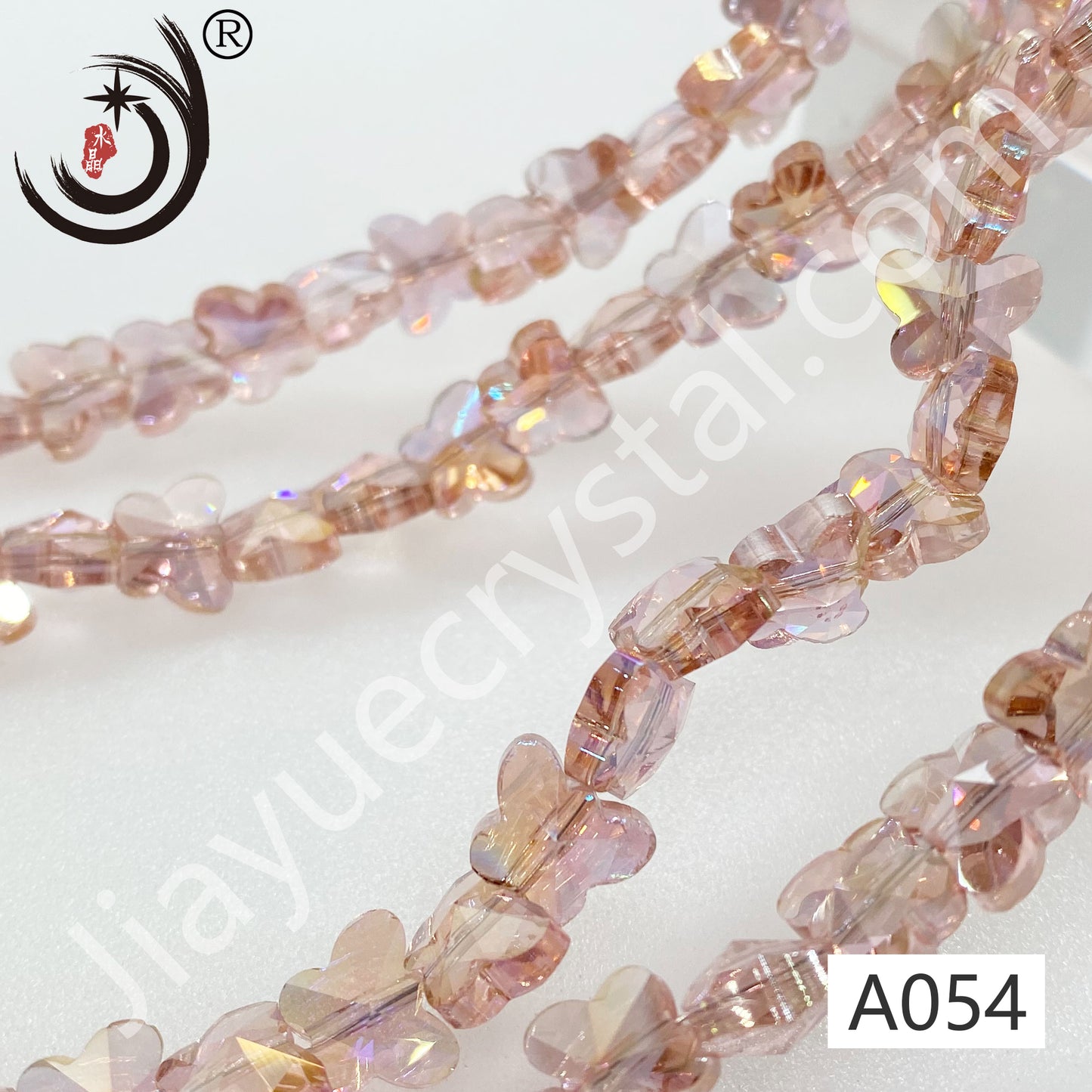 10MM/14MM Butterfly Beads Glass Crystal Beads Wholesale For DIY Jewelry(50034)