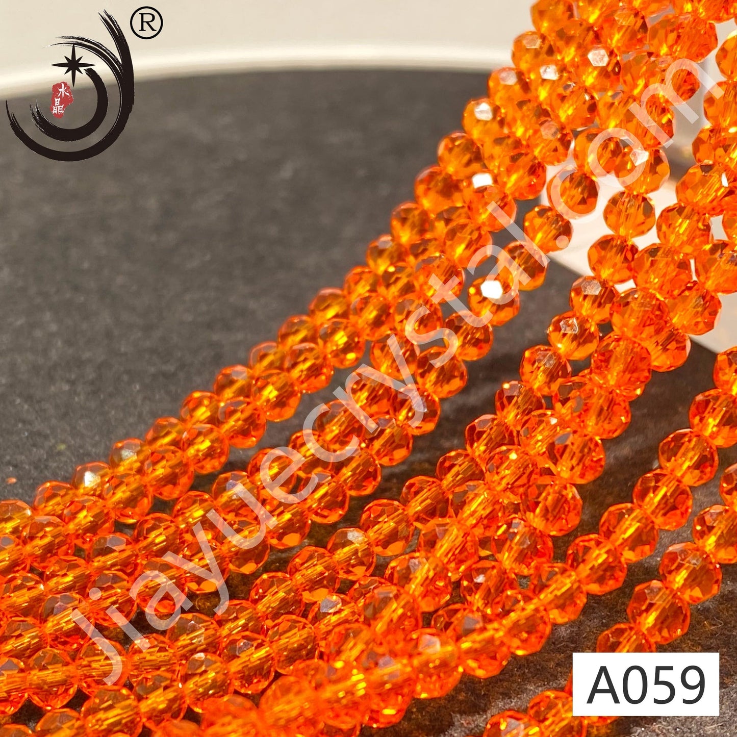 4MM Rondelle Beads Glass Crystal  Beads Wholesale For DIY Jewelry (10004)