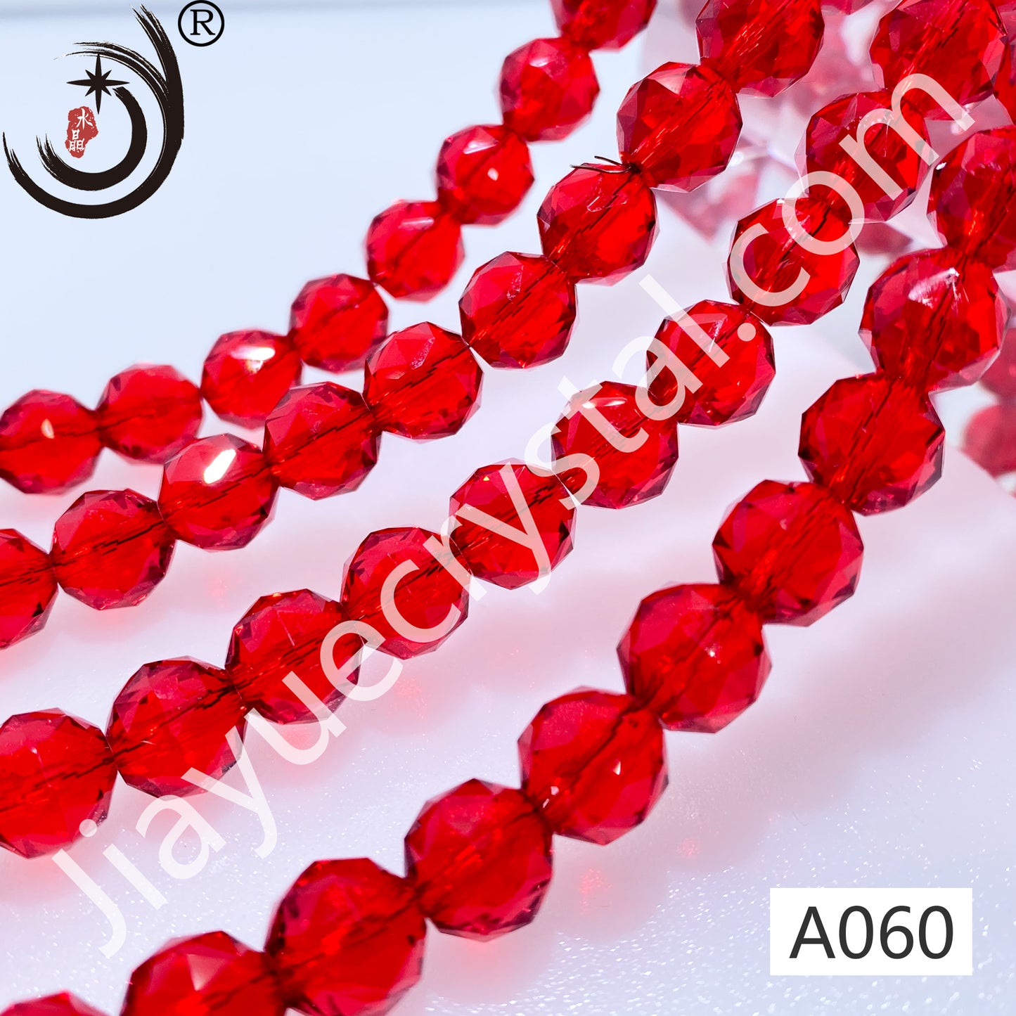 8MM Flower Ball  Beads Glass Crystal  Beads Wholesale For DIY Jewelry （10162）