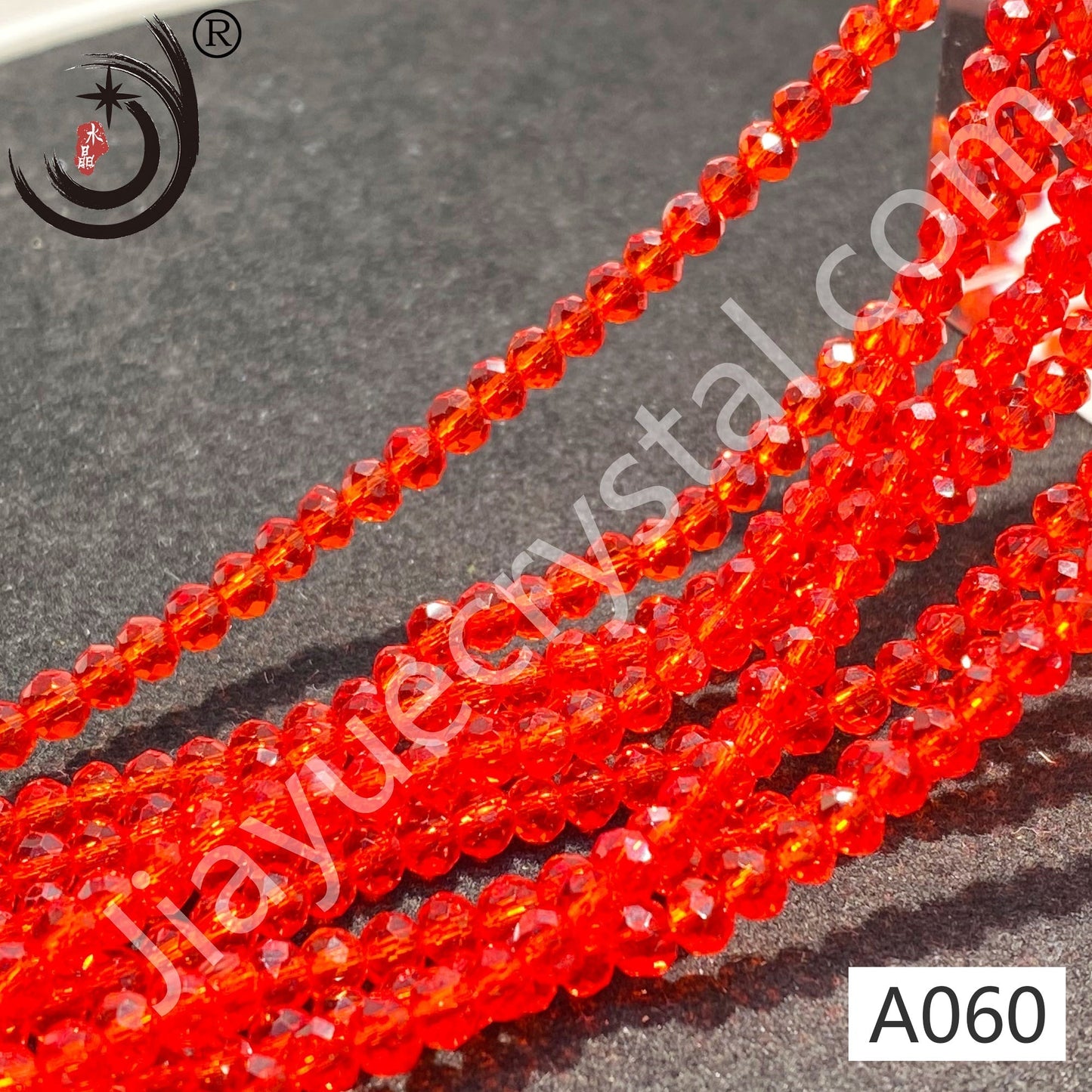 4MM Rondelle Beads Glass Crystal  Beads Wholesale For DIY Jewelry (10004)