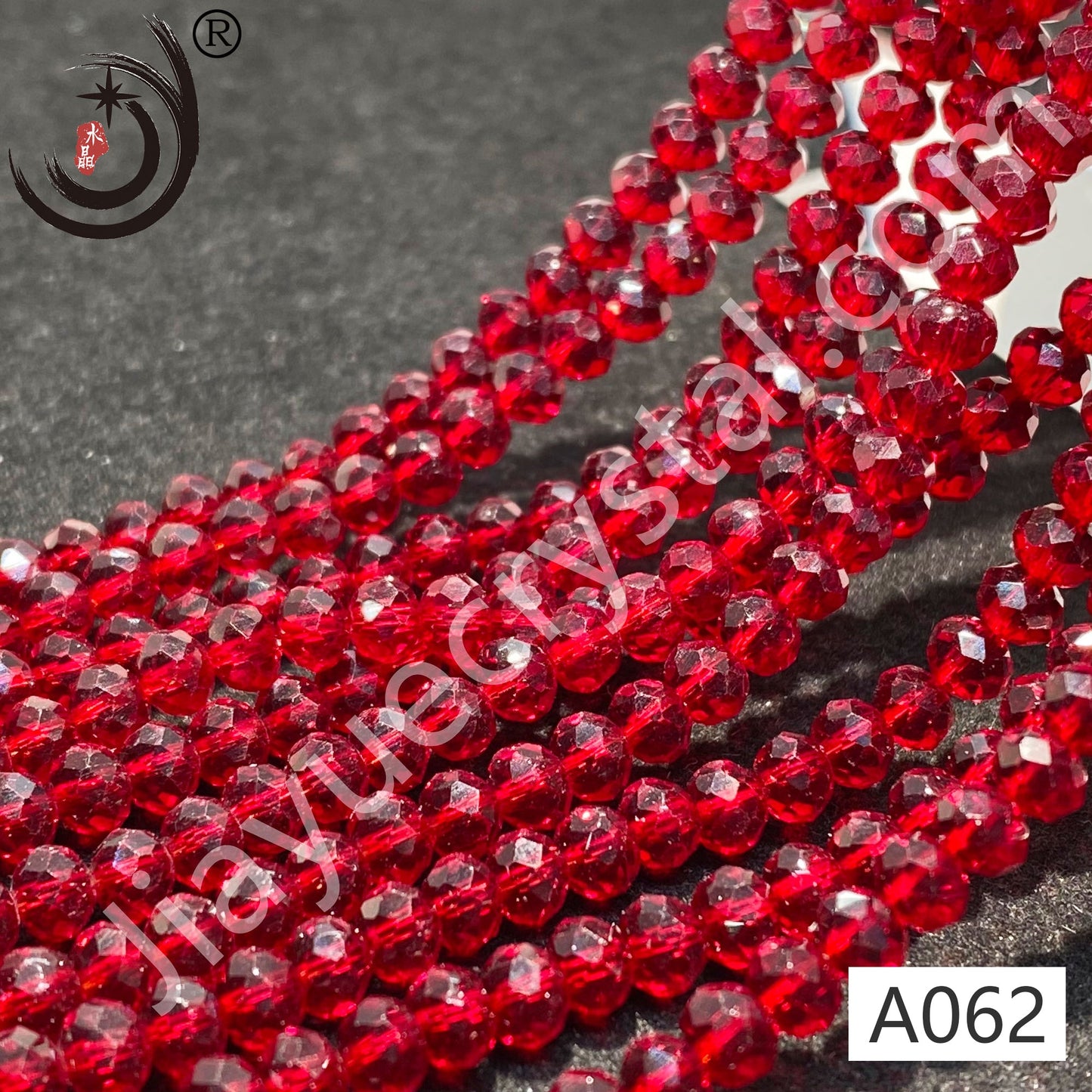 6MM Rondelle Beads Glass Crystal Beads Wholesale For DIY Jewelry (10005)