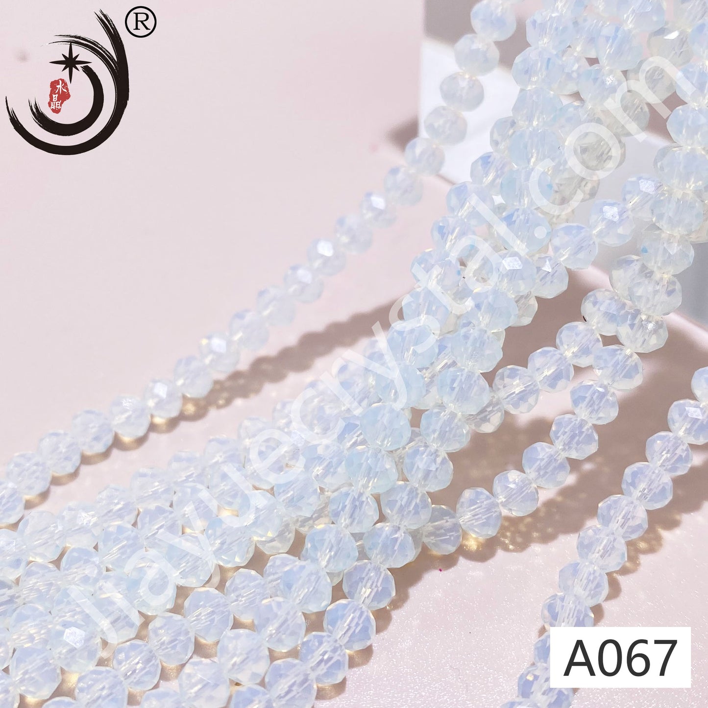 4MM Rondelle Beads Glass Crystal  Beads Wholesale For DIY Jewelry (10004)