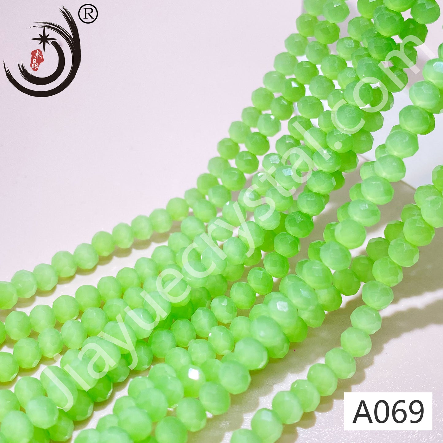 1MM Rondelle Beads Glass Crystal  Beads Wholesale For DIY Jewelry (10001)