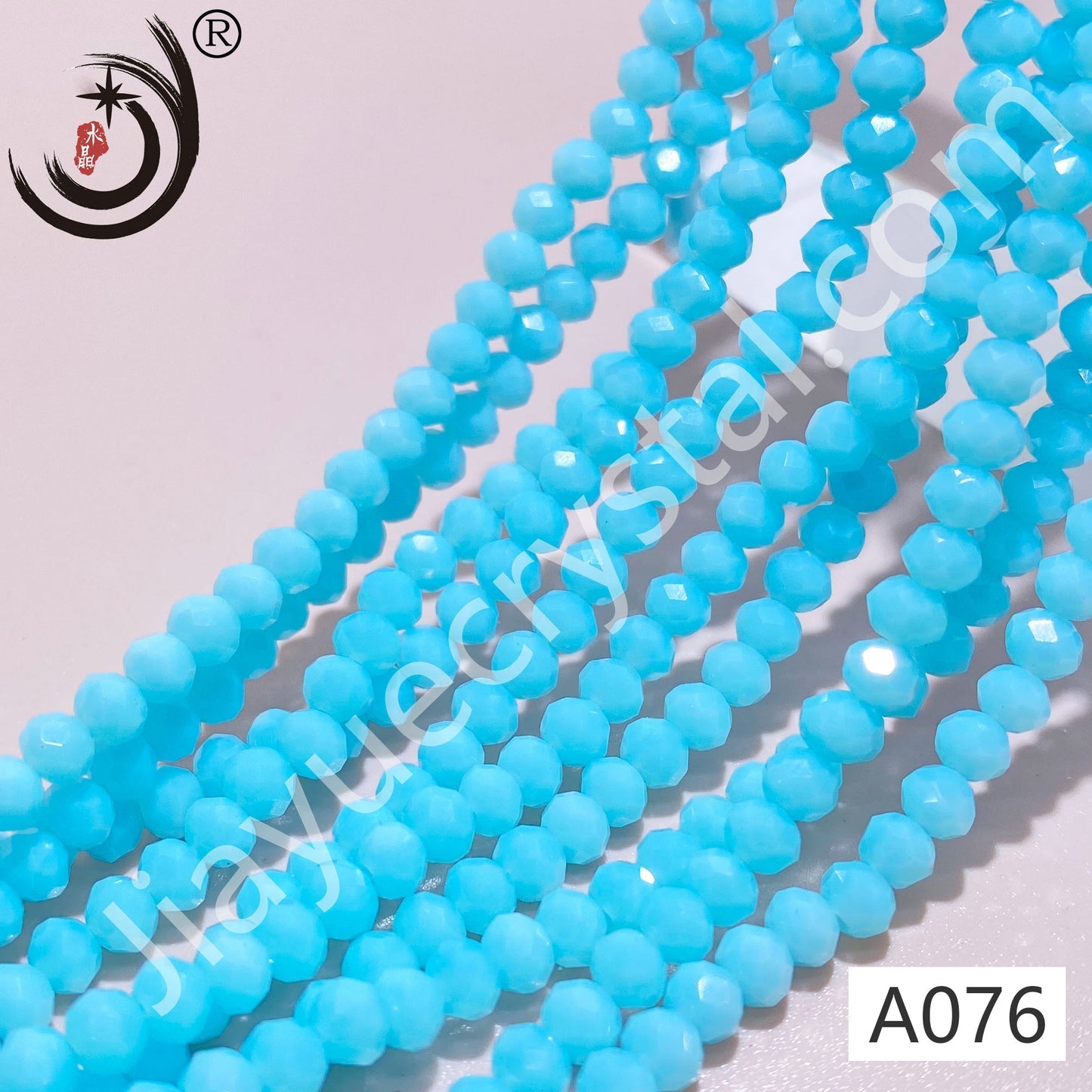 4MM Rondelle Beads Glass Crystal  Beads Wholesale For DIY Jewelry (10004)