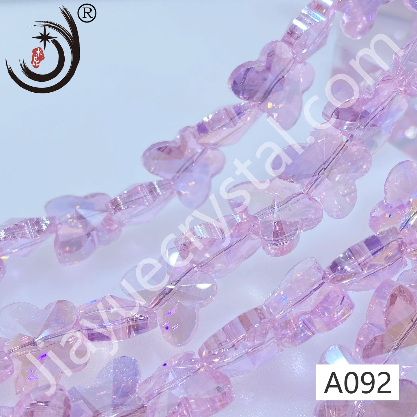 10MM/14MM Butterfly Beads Glass Crystal Beads Wholesale For DIY Jewelry(50034)