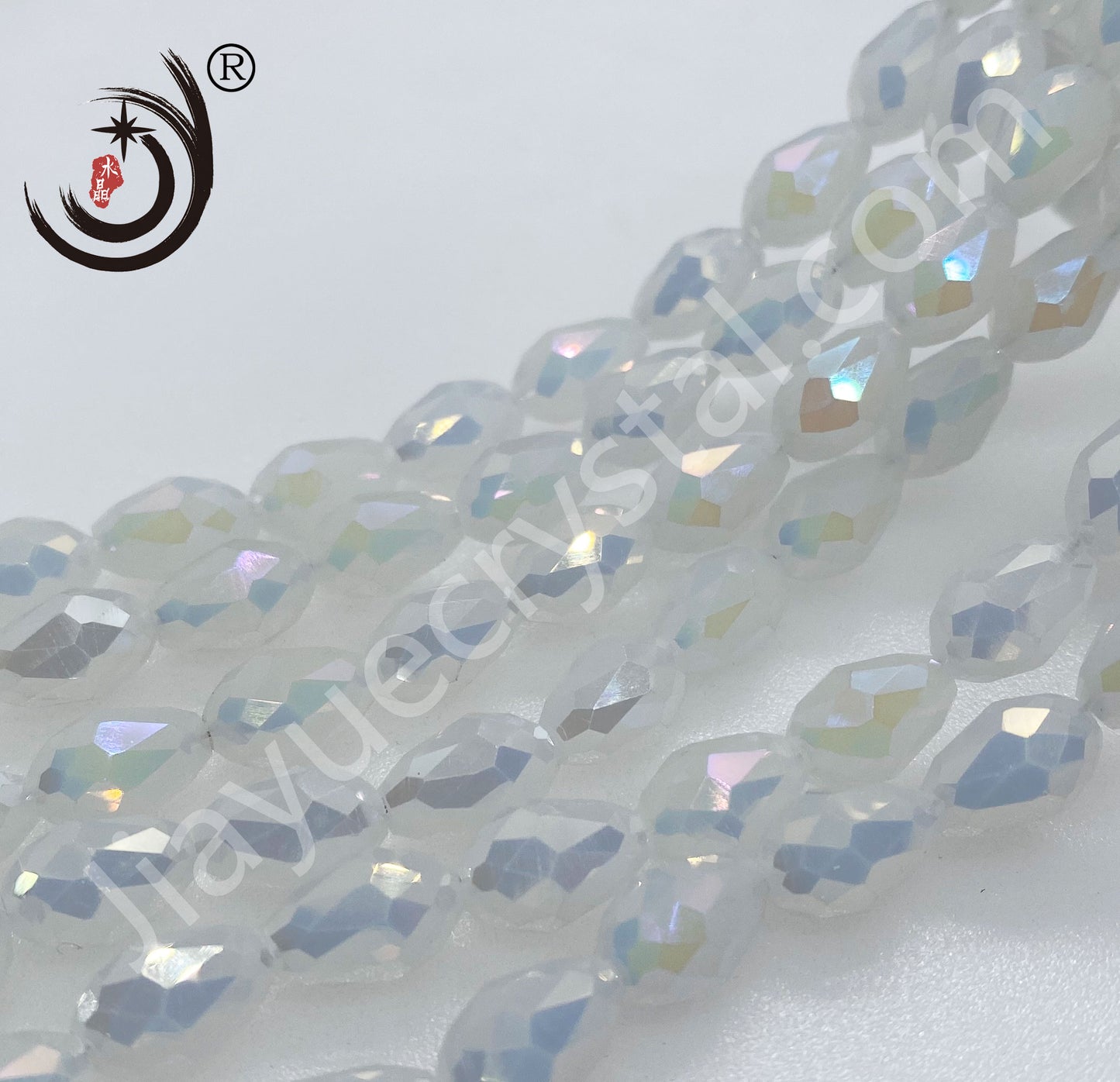 6MM/8MM Water Drop Crystal Glass Beads Whole Sale For DIY Jewelry (10050)