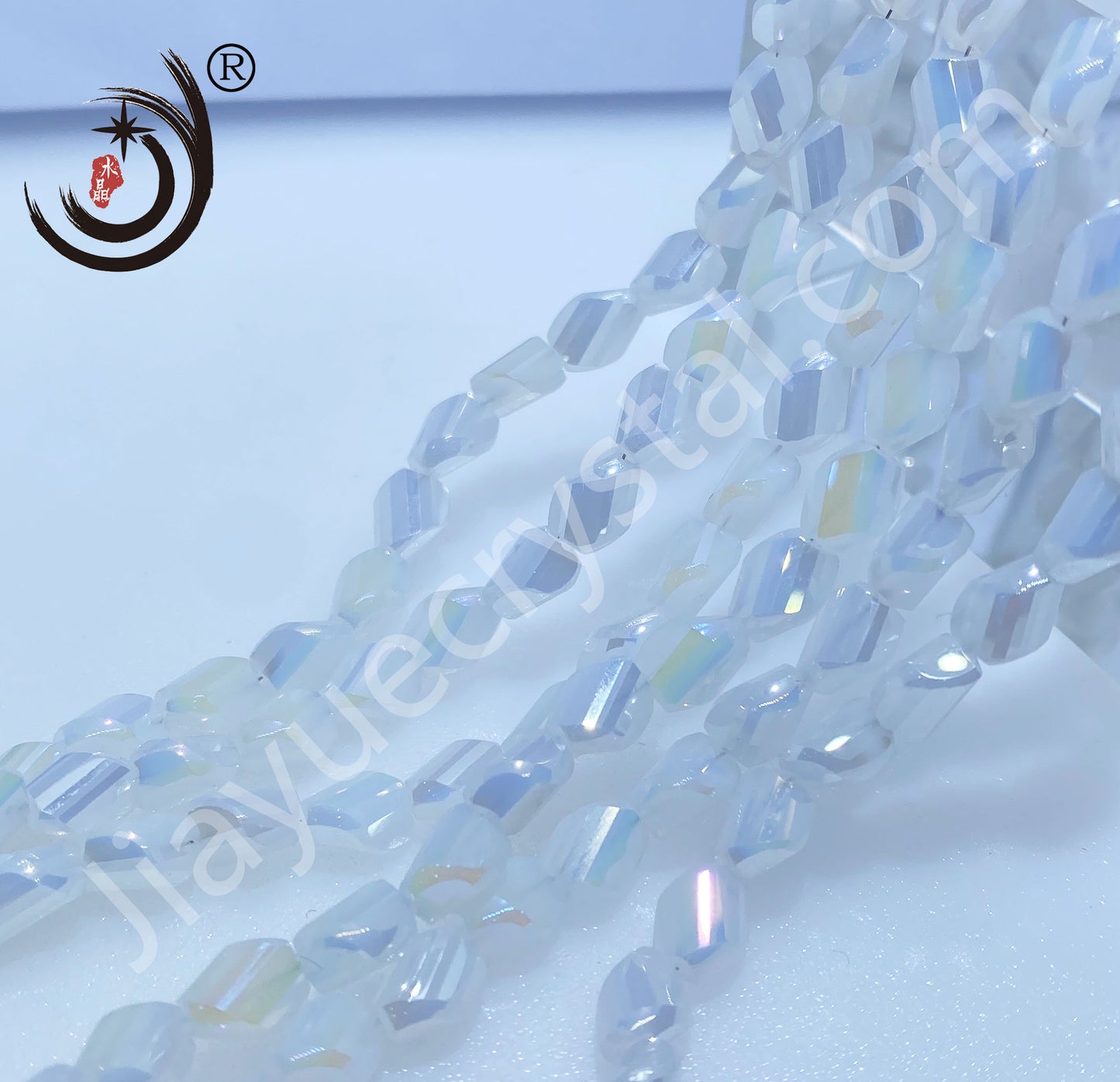 6X9MM Twist Beads Glass Crystal Beads Wholesale For DIY Jewelry ( 19600)