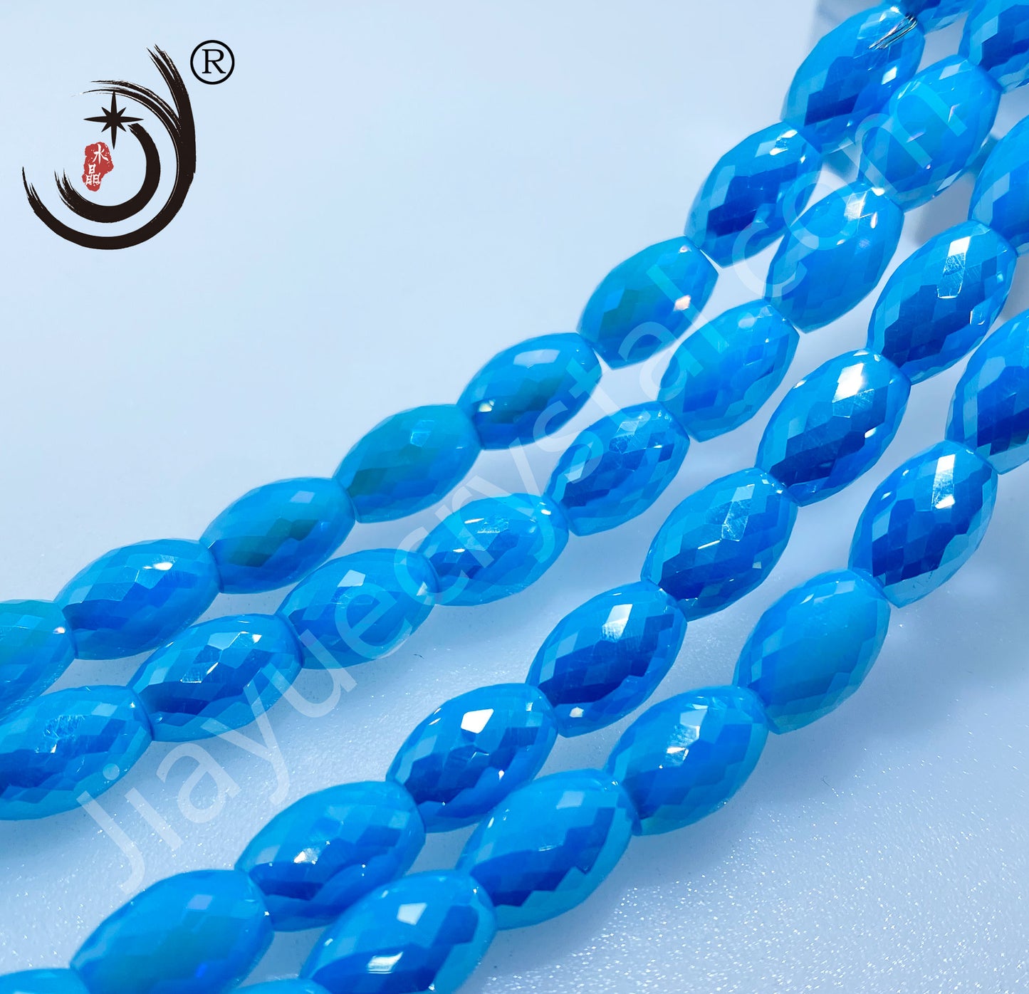 8MM Drum Beads Crystal Glass Beads Wholesale For DIY Jewelry (10108）