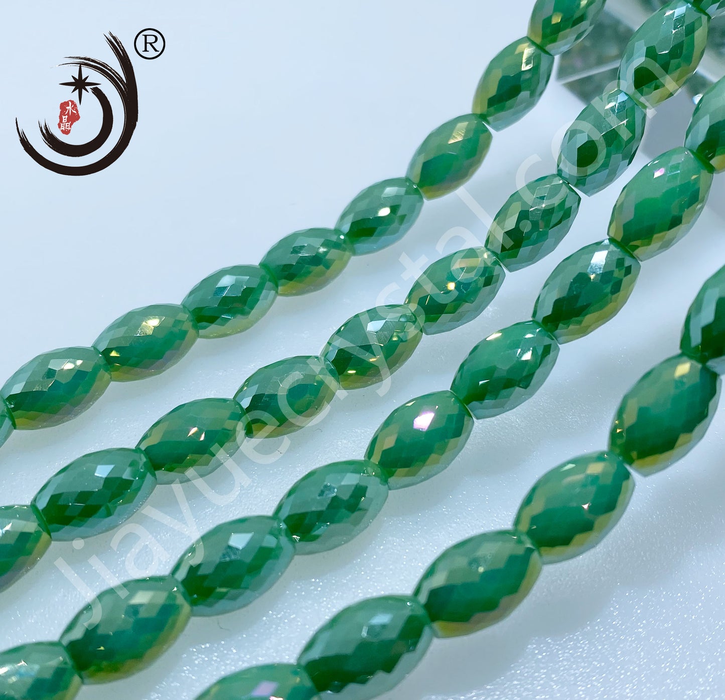 8MM Drum Beads Crystal Glass Beads Wholesale For DIY Jewelry (10108）