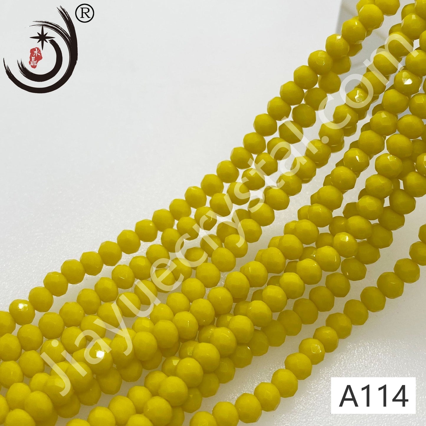 4MM Rondelle Beads Glass Crystal  Beads Wholesale For DIY Jewelry (10004)