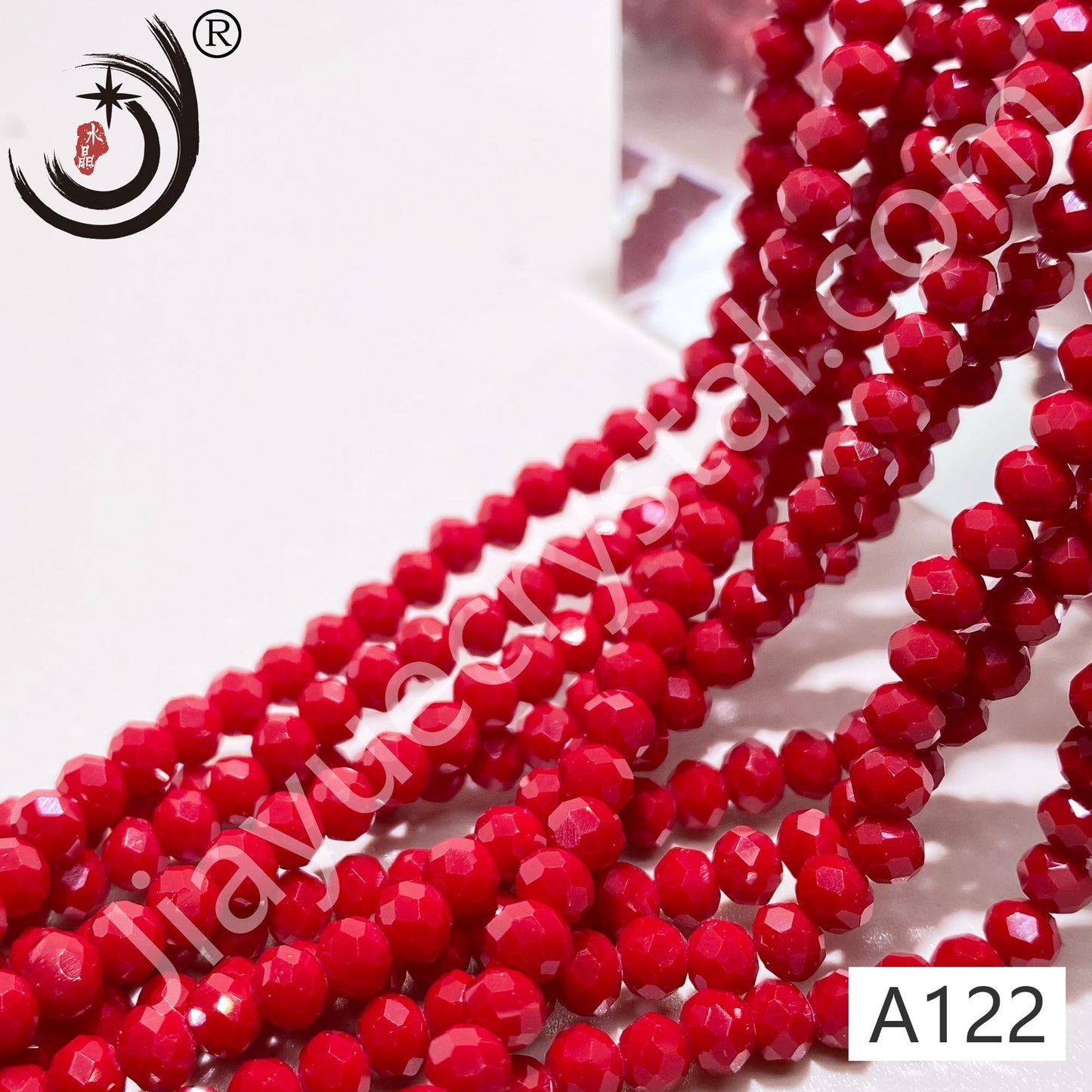 4MM Rondelle Beads Glass Crystal  Beads Wholesale For DIY Jewelry (10004)