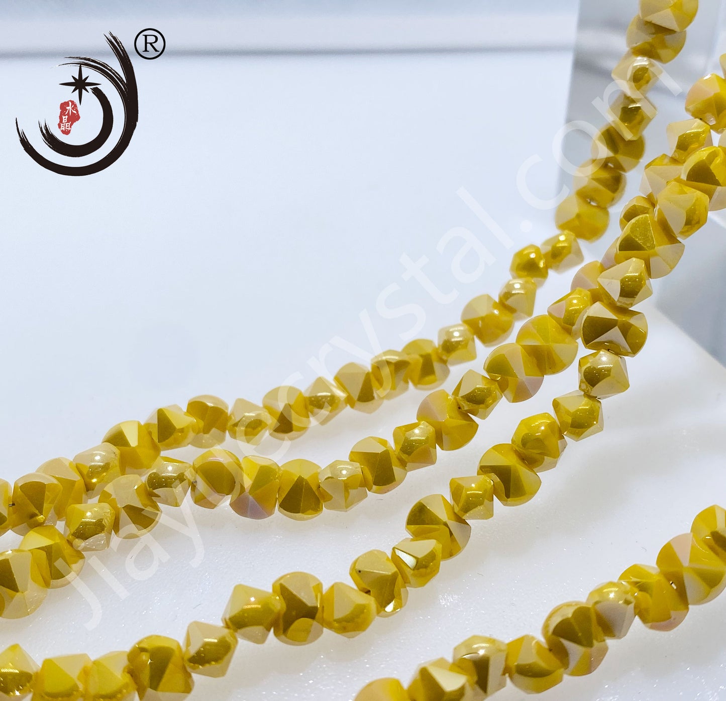 6MM Unique Design Crystal Glass Beads Whole Sale For DIY Jewelry (20016)