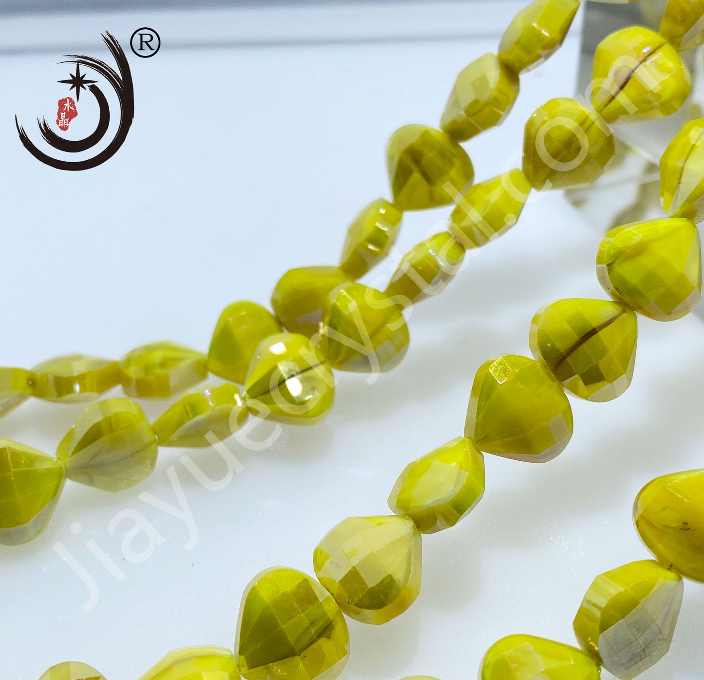 12MM Flower Basket Shape Glass Crystal Beads Wholesale For DIY Jewelry （50080）