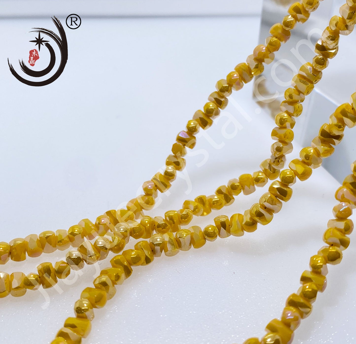 6MM Bone Beads Glass Crystal Beads Wholesale For DIY Jewelry (10019)