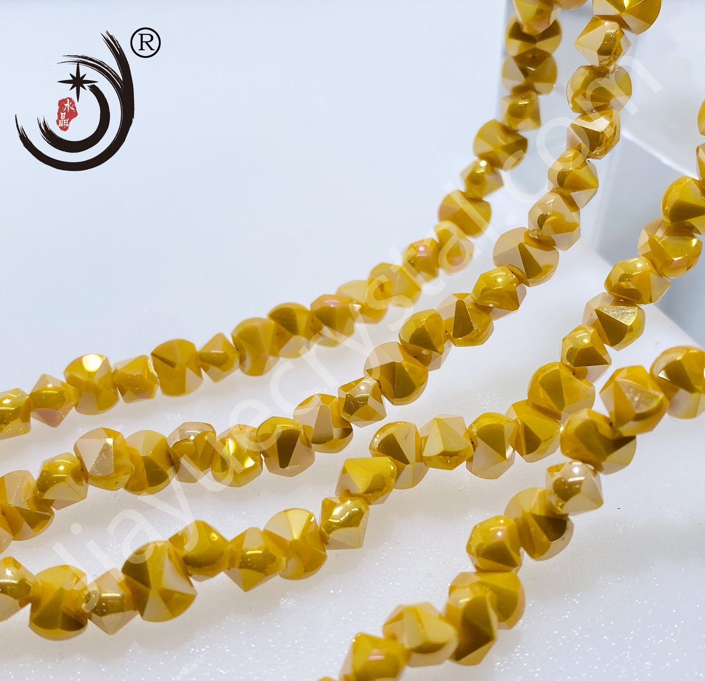 6MM Unique Design Crystal Glass Beads Whole Sale For DIY Jewelry (20016)