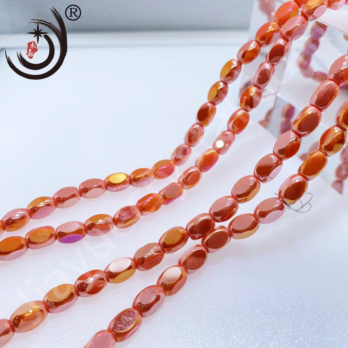 6X9MM Faceted Beads Glass Crystal Beads Wholesale For DIY Jewelry (19400)