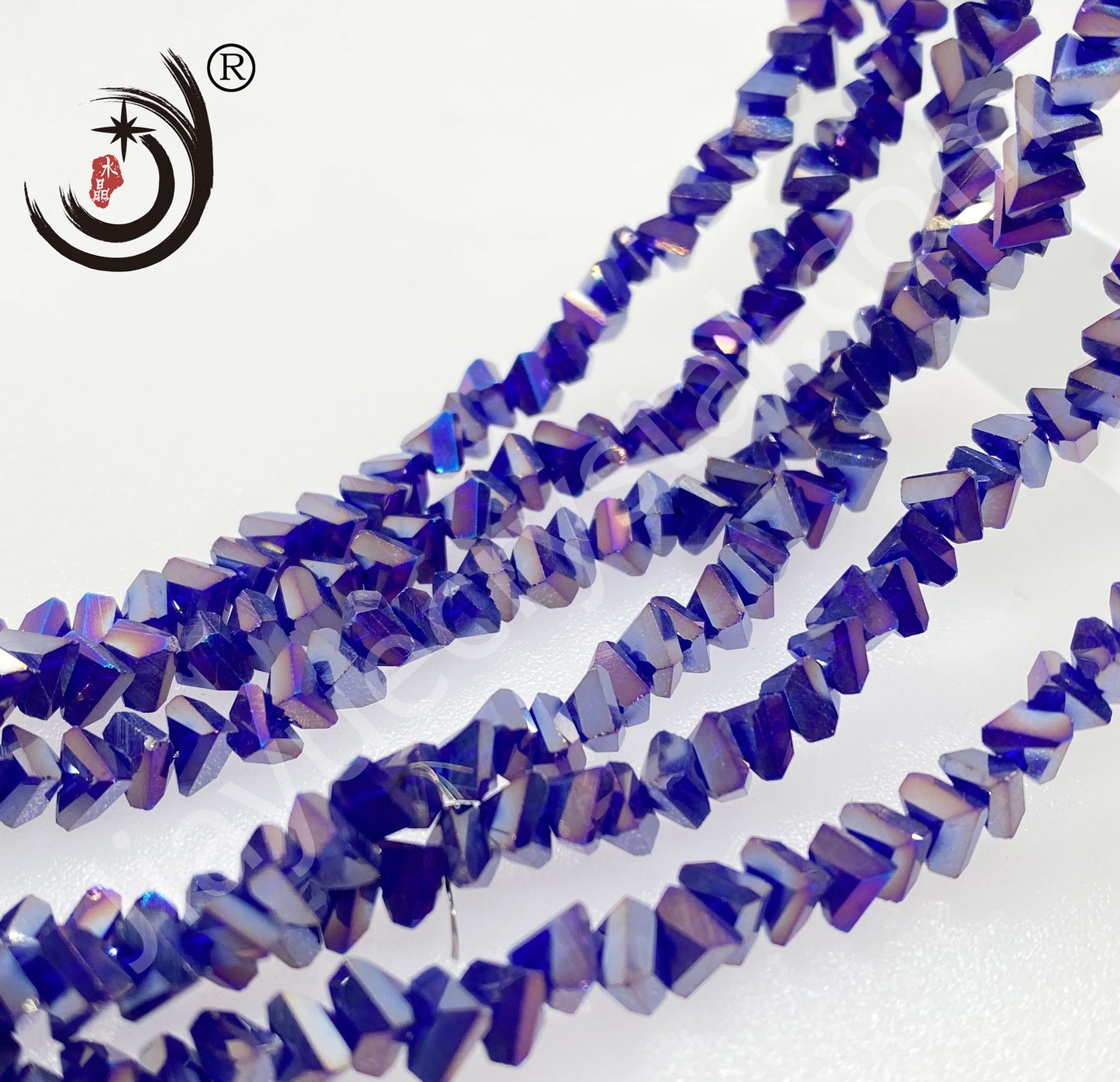 4MM/6MM Triangle Shape Crystal Glass Beads Wholesale For DIY Jewelry (15602)