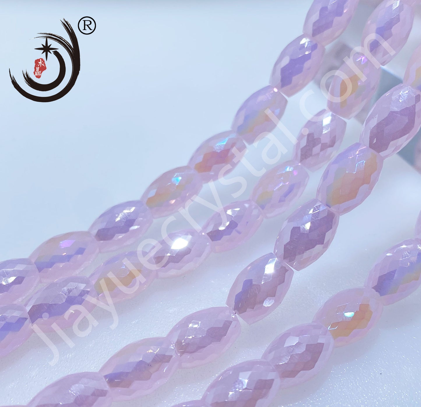 8MM Drum Beads Crystal Glass Beads Wholesale For DIY Jewelry (10108）