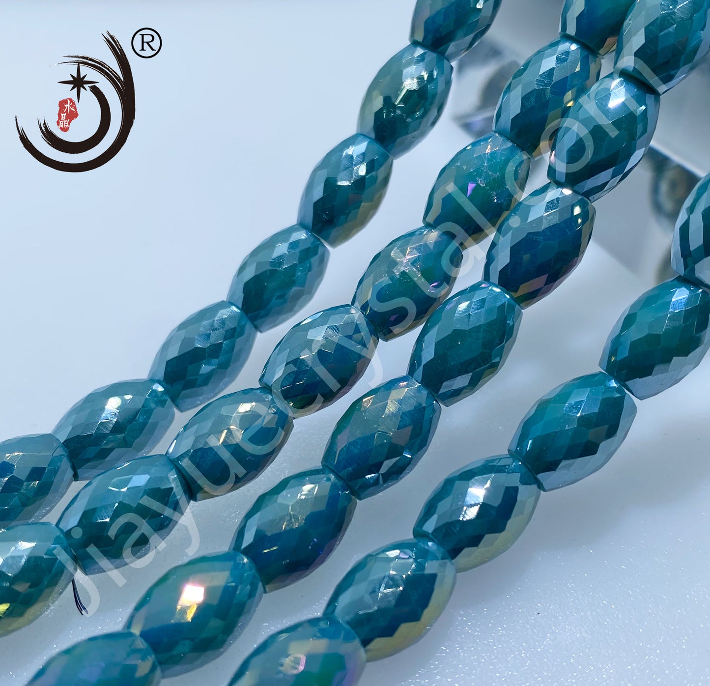 8MM Drum Beads Crystal Glass Beads Wholesale For DIY Jewelry (10108）