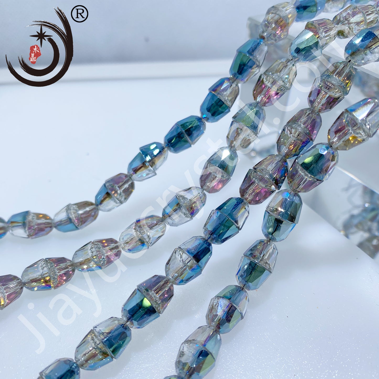 8MM Bell Beads Glass Crystal Beads Wholesale For DIY Jewelry （20001）