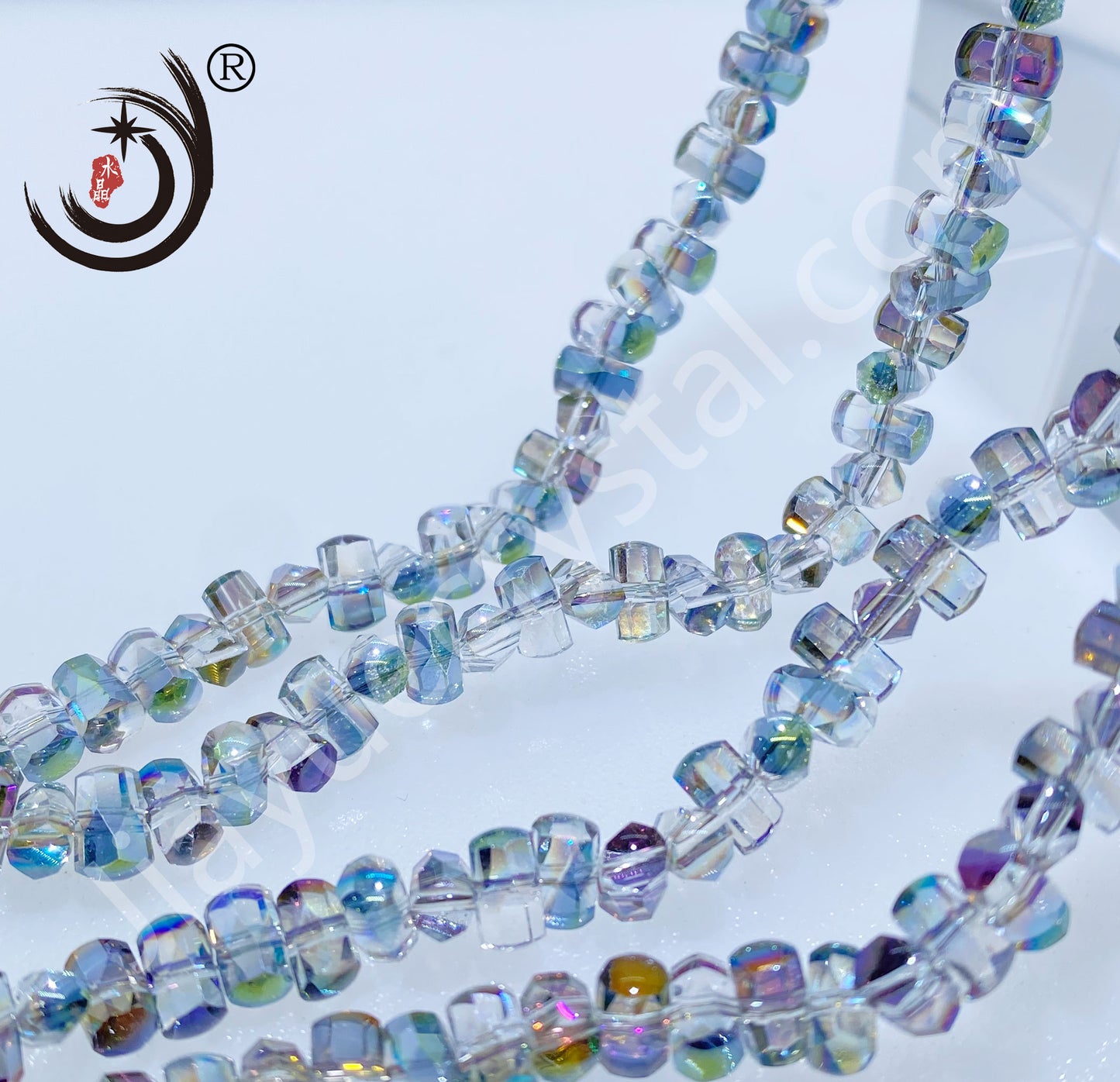 6MM Bone Beads Glass Crystal Beads Wholesale For DIY Jewelry (10019)