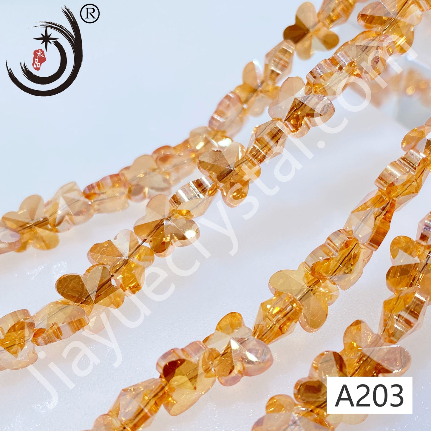 10MM/14MM Butterfly Beads Glass Crystal Beads Wholesale For DIY Jewelry(50034)