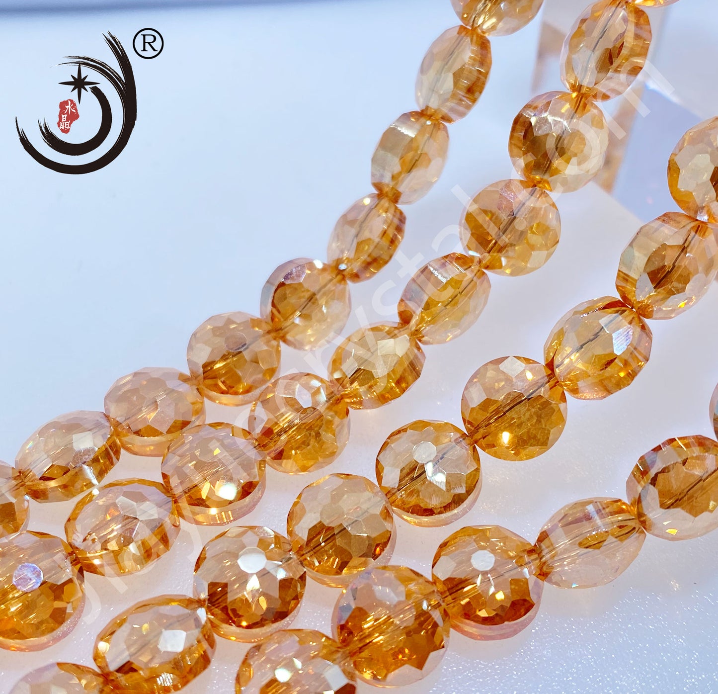 12MM/14MM/18MM Bird's Nest Glass Crystal Beads Wholesale For DIY Jewelry (50073)