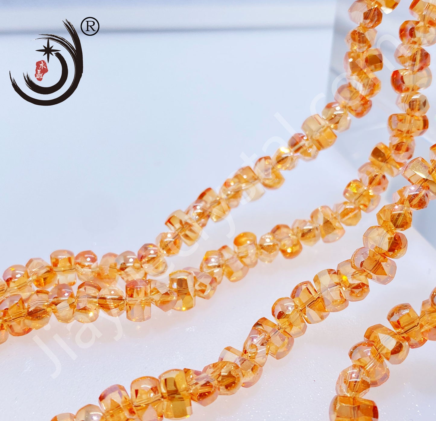 6MM Bone Beads Glass Crystal Beads Wholesale For DIY Jewelry (10019)