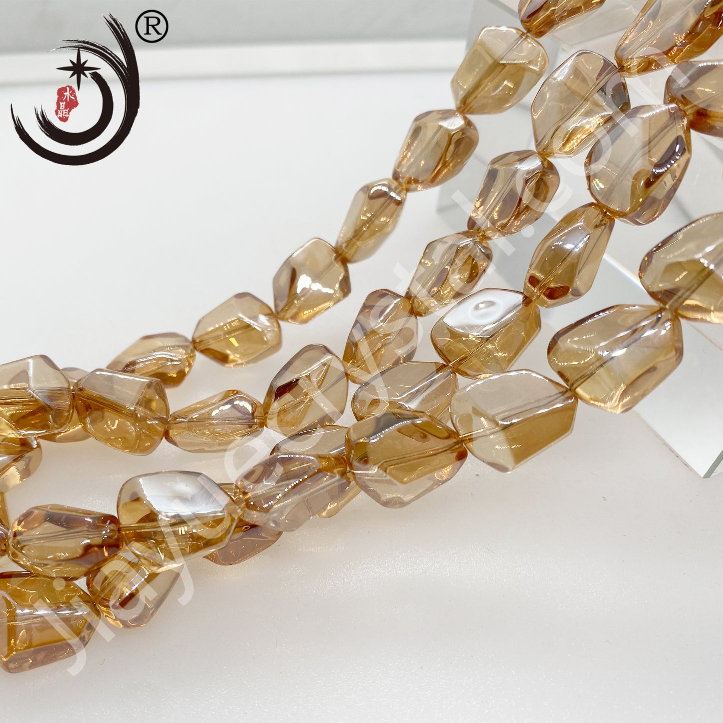 13*16MM Stone Shape Beads Glass Crystal Beads Wholesale For DIY Jewelry （20014）