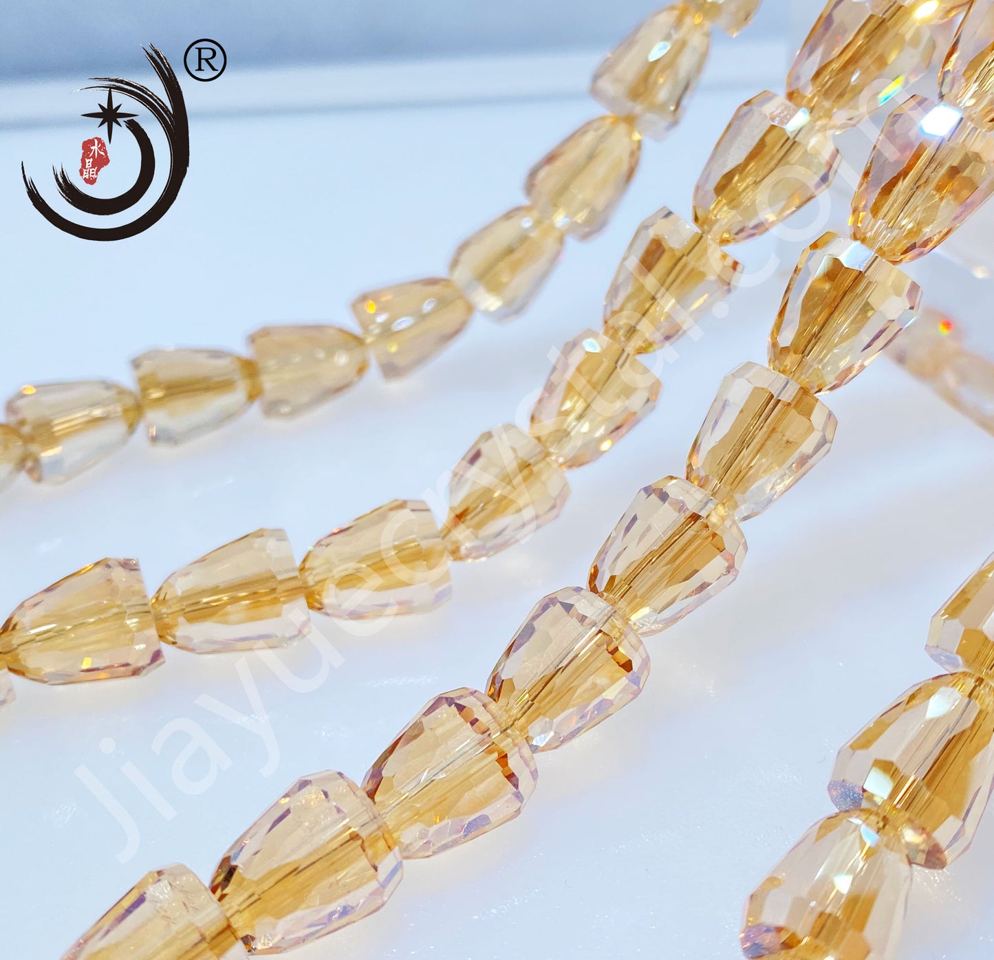 10*12MM Bread Shape Crystal Glass Beads Whole Sale For DIY Jewelry （15800)