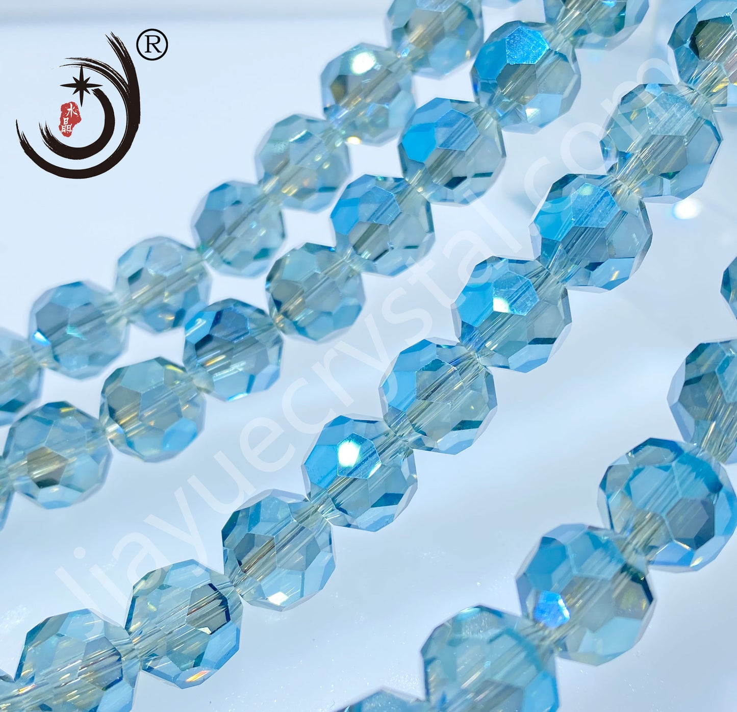 8MM Football Shape Crystal Glass Beads Wholesale For DIY Jewelry (10079)