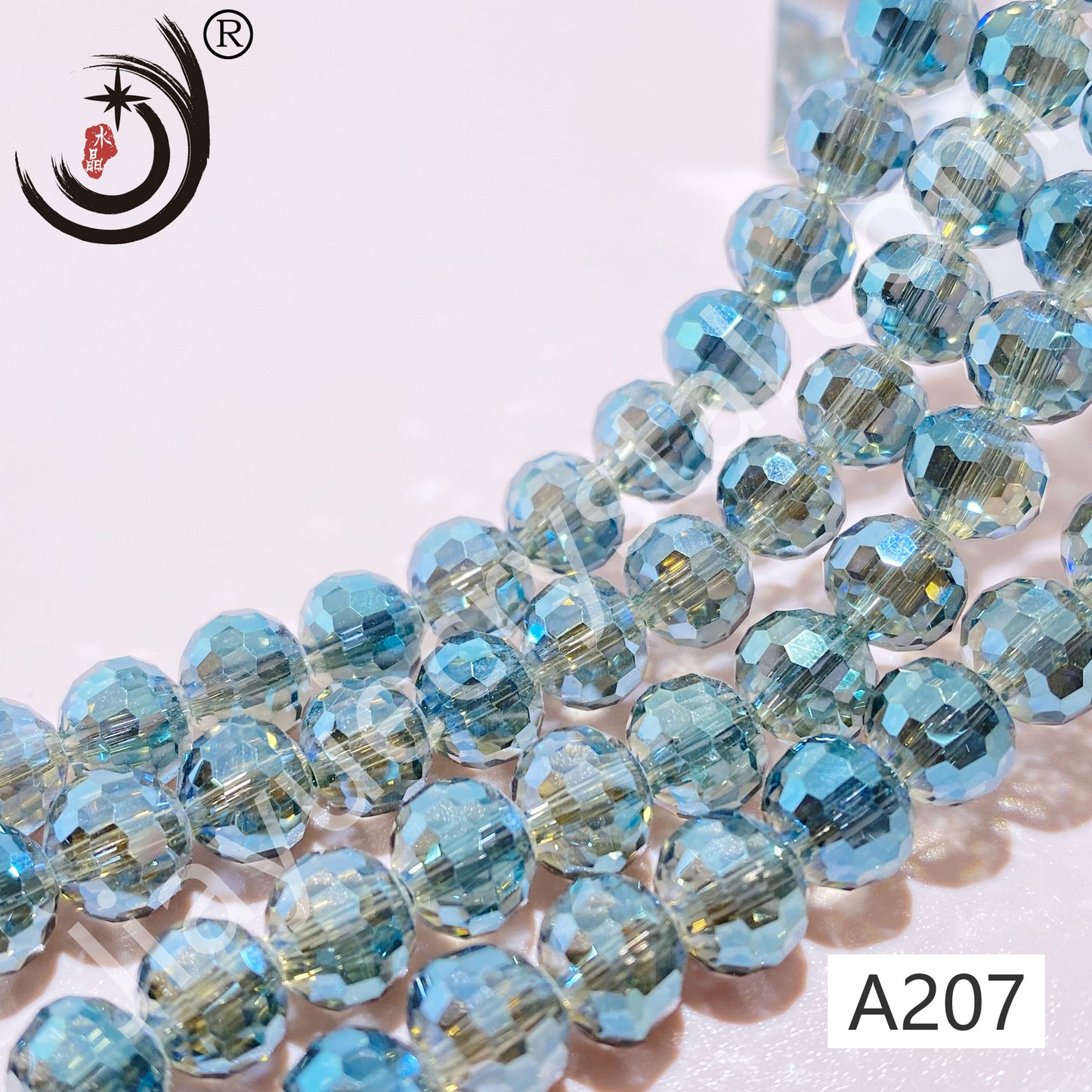  6MM 96 Faceted Round Crystal Glass Beads disco ball Wholesale For DIY Jewelry（10090）