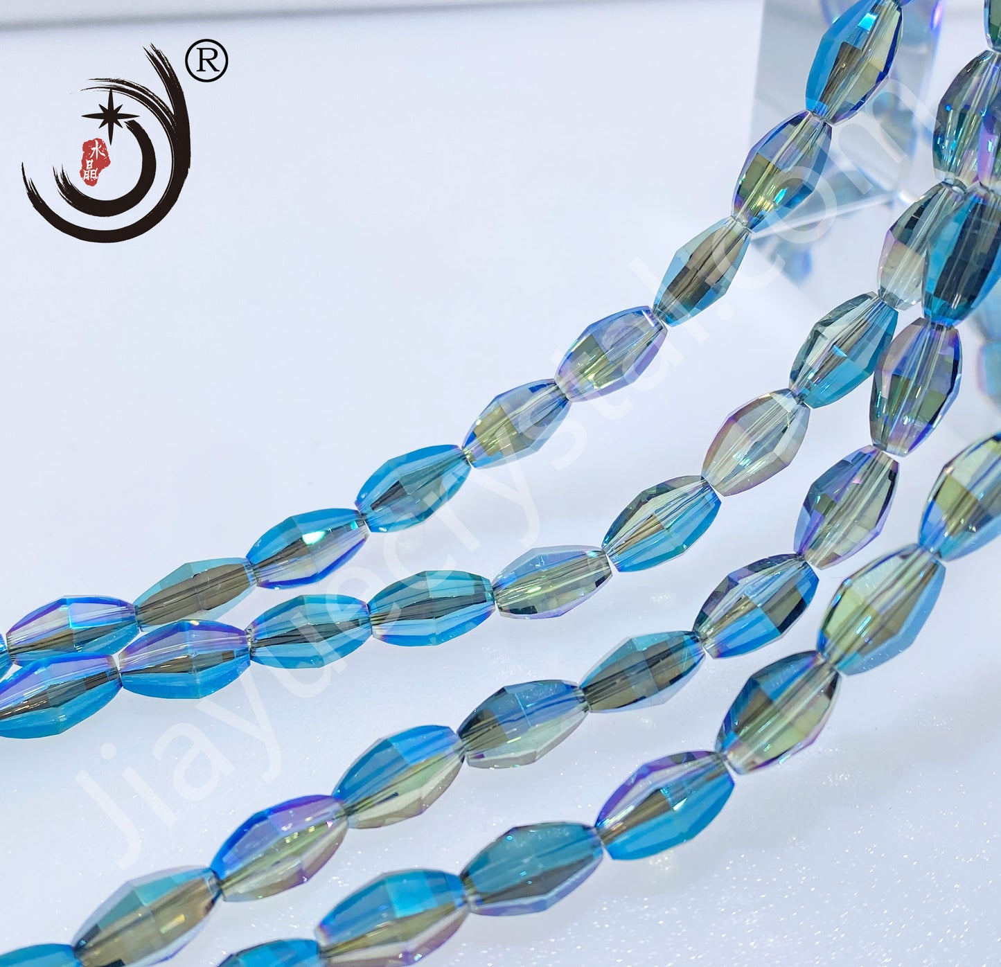 6MM Drum beads Glass Crystal Beads Wholesale For DIY Jewelry （10106）