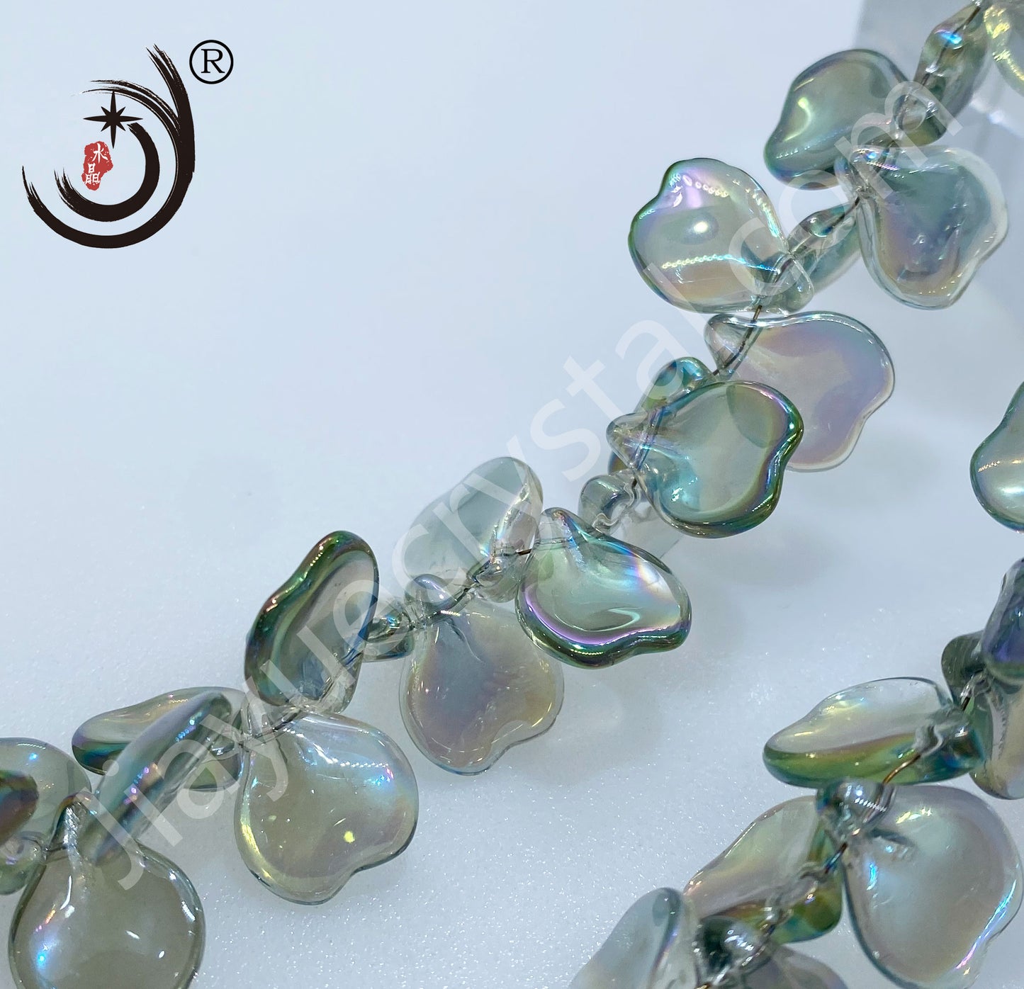 14MM Petals Shape Crystal Glass Beads Whole Sale For DIY Jewelry (30026)