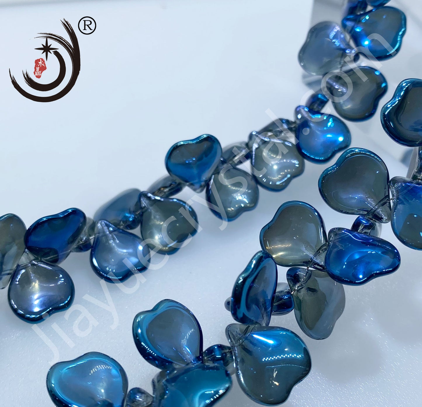 14MM Petals Shape Crystal Glass Beads Whole Sale For DIY Jewelry (30026)