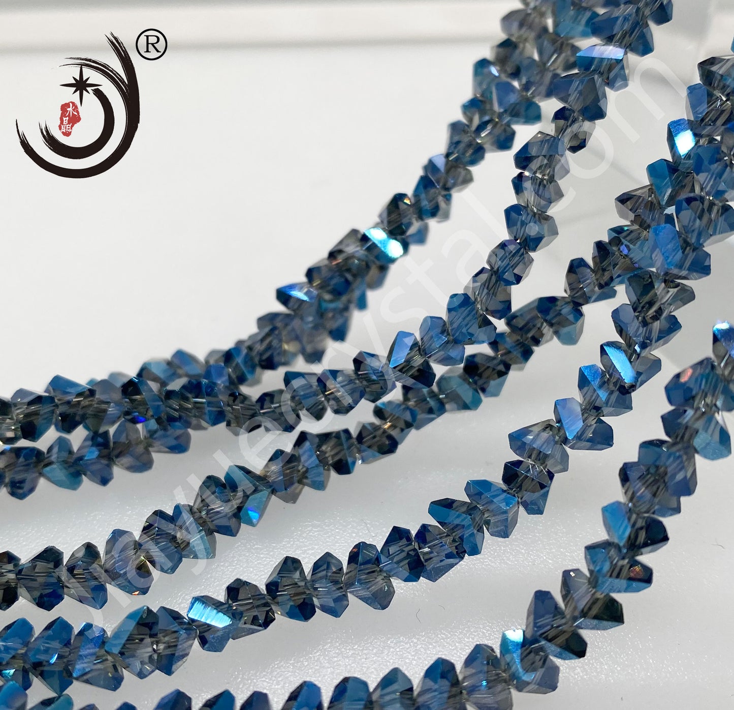 4MM/6MM Triangle Shape Crystal Glass Beads Wholesale For DIY Jewelry (15602)