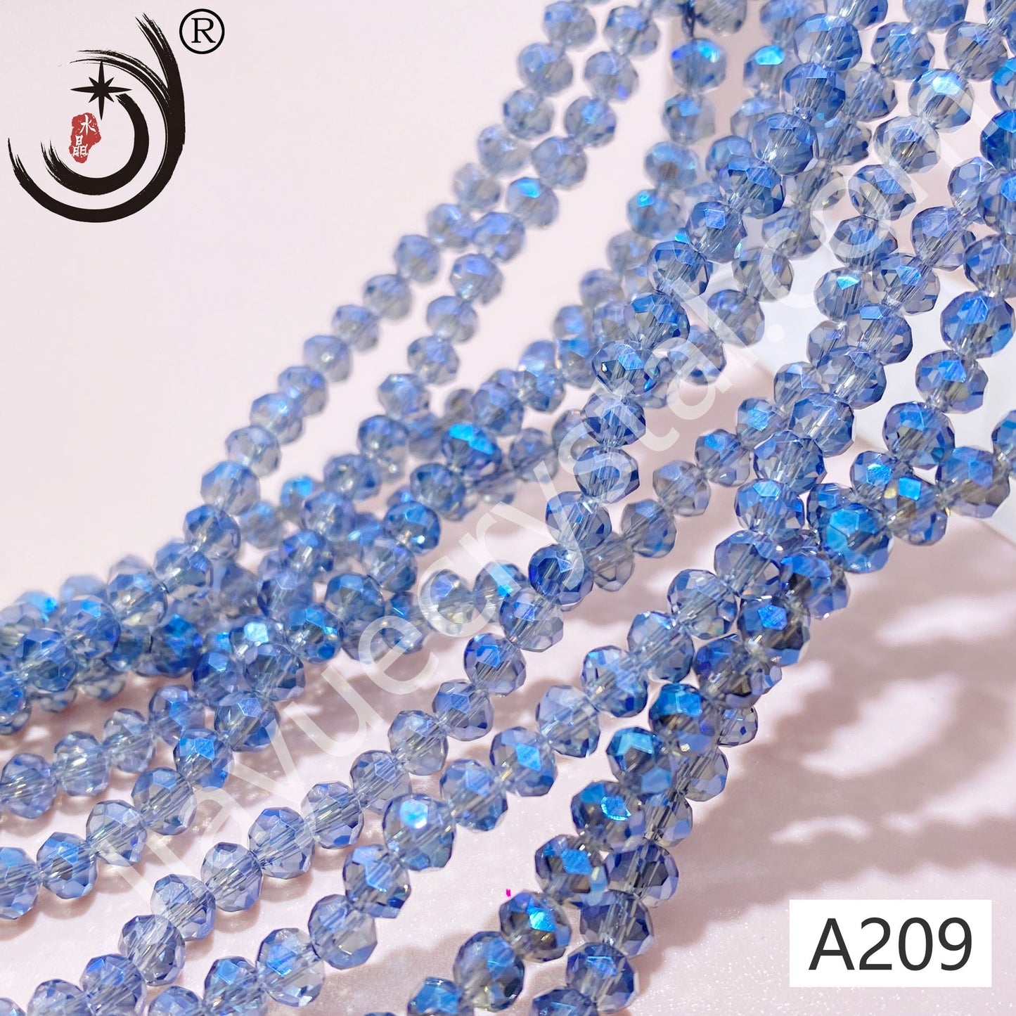 8MM Rondelle Beads Glass Crystal  Beads Wholesale For DIY Jewelry (10007)