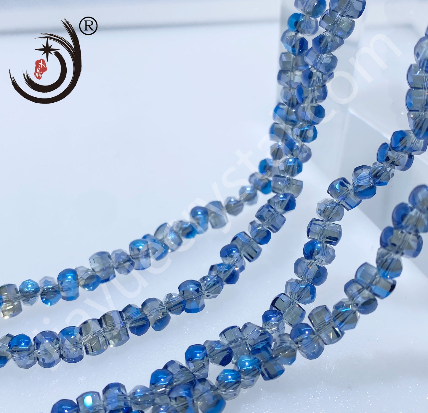 6MM Bone Beads Glass Crystal Beads Wholesale For DIY Jewelry (10019)