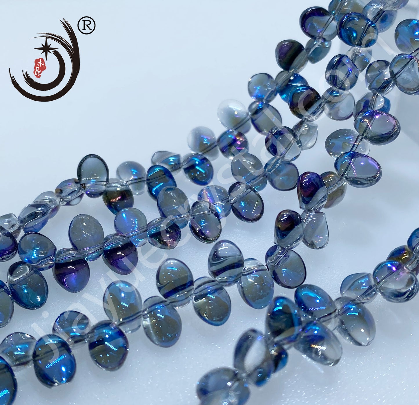 6MM Petals Shape Crystal Glass Beads Whole Sale For DIY Jewelry (15900)