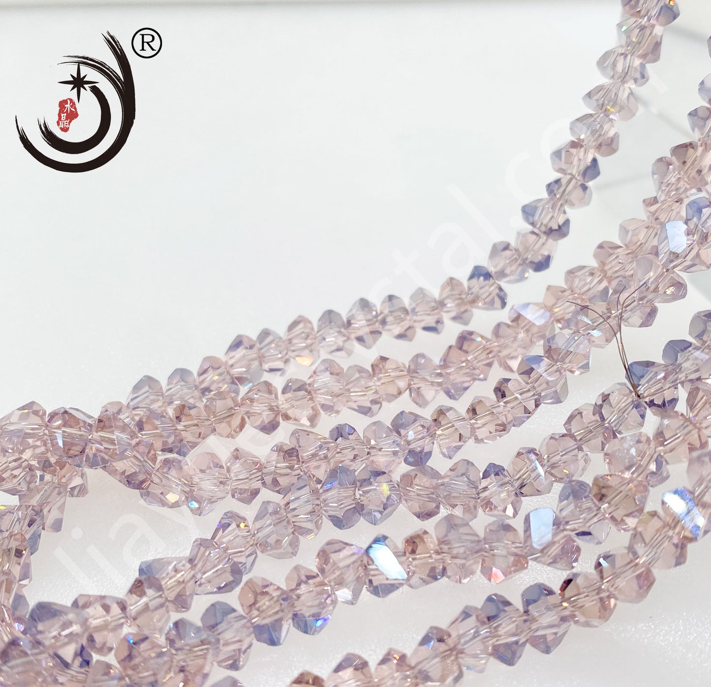 4MM/6MM Triangle Shape Crystal Glass Beads Wholesale For DIY Jewelry (15602)