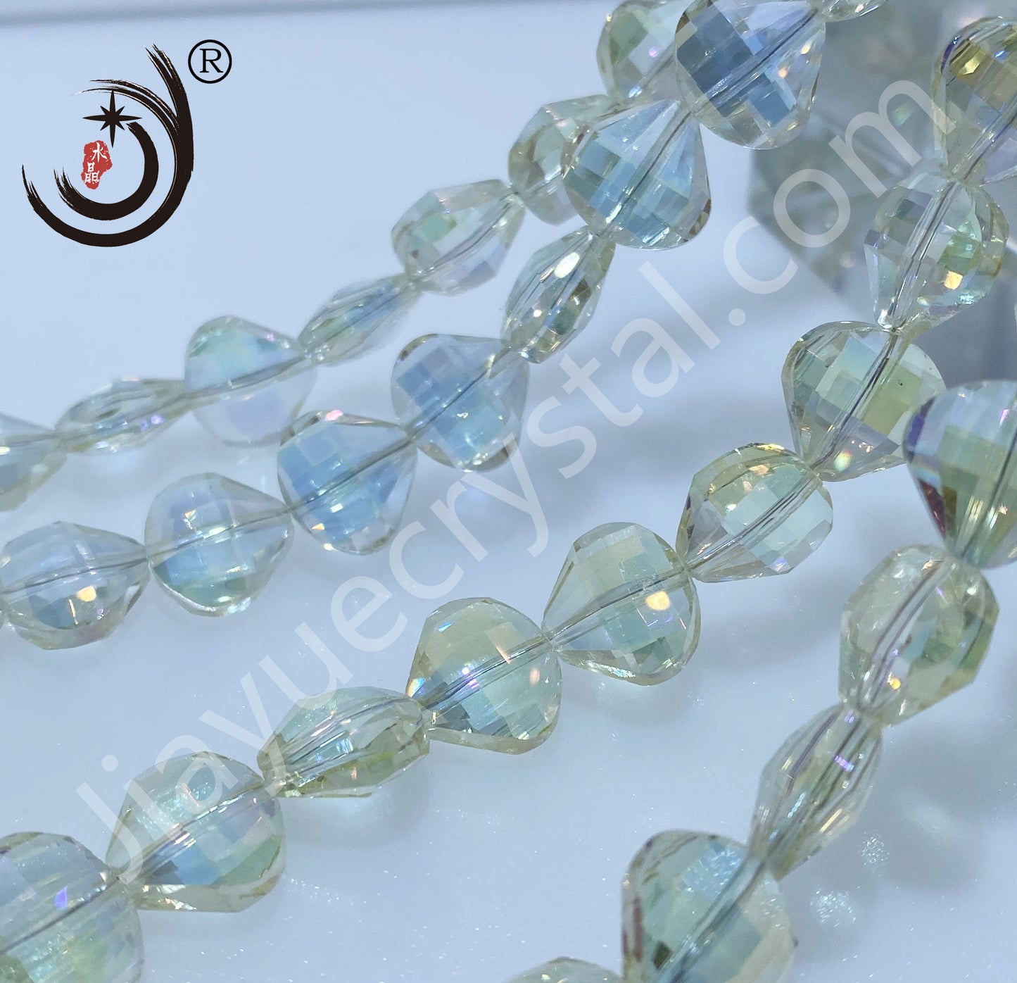 12MM Flower Basket Shape Glass Crystal Beads Wholesale For DIY Jewelry （50080）