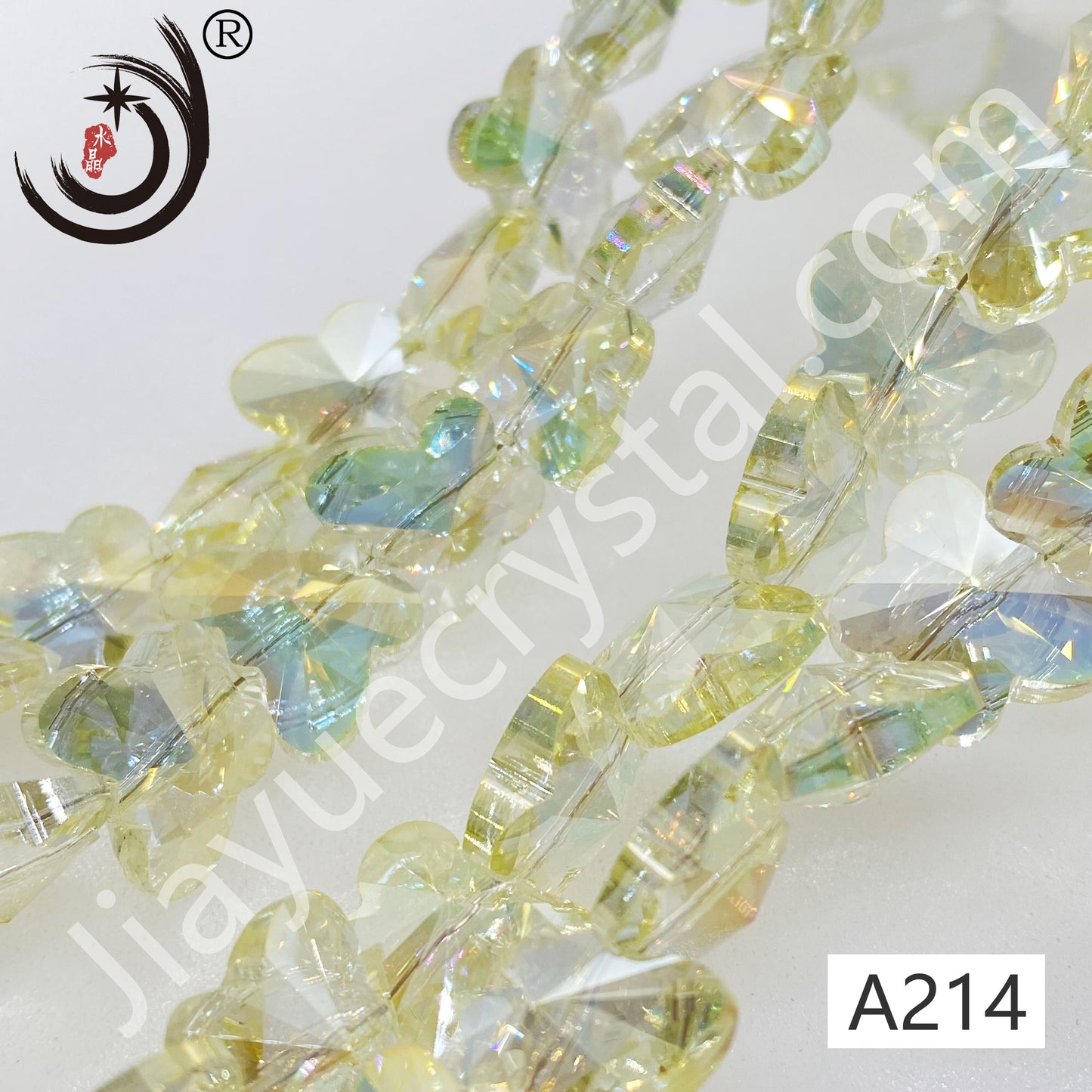 10MM/14MM Butterfly Beads Glass Crystal Beads Wholesale For DIY Jewelry(50034)