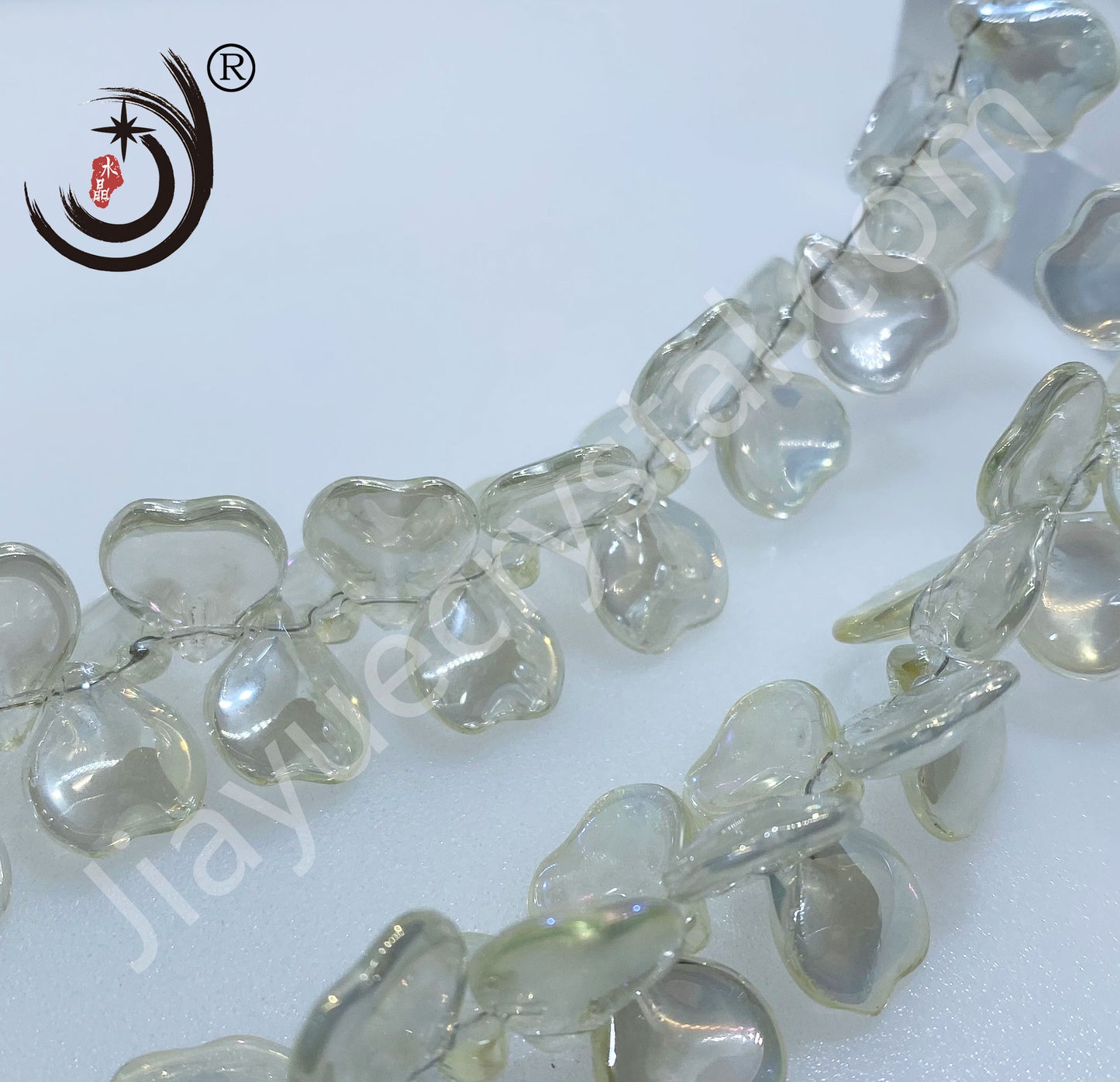 14MM Petals Shape Crystal Glass Beads Whole Sale For DIY Jewelry (30026)