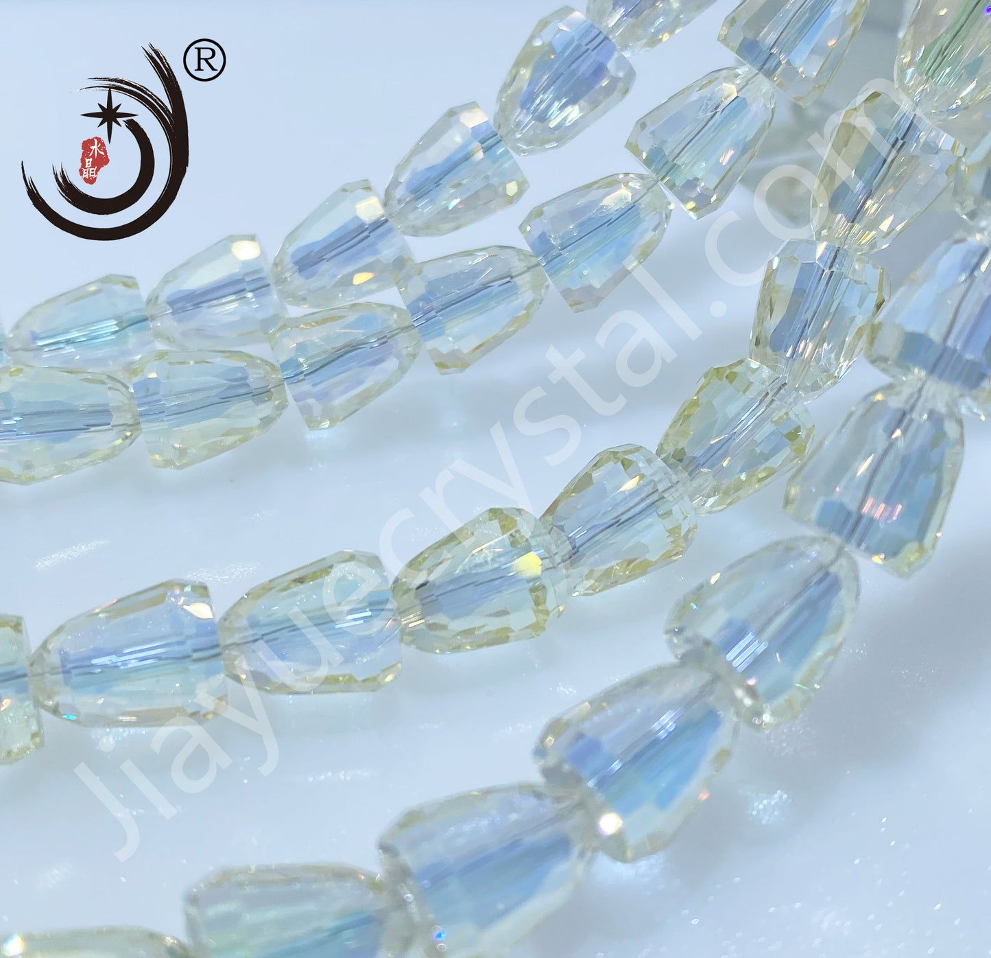 10*12MM Bread Shape Crystal Glass Beads Whole Sale For DIY Jewelry （15800)