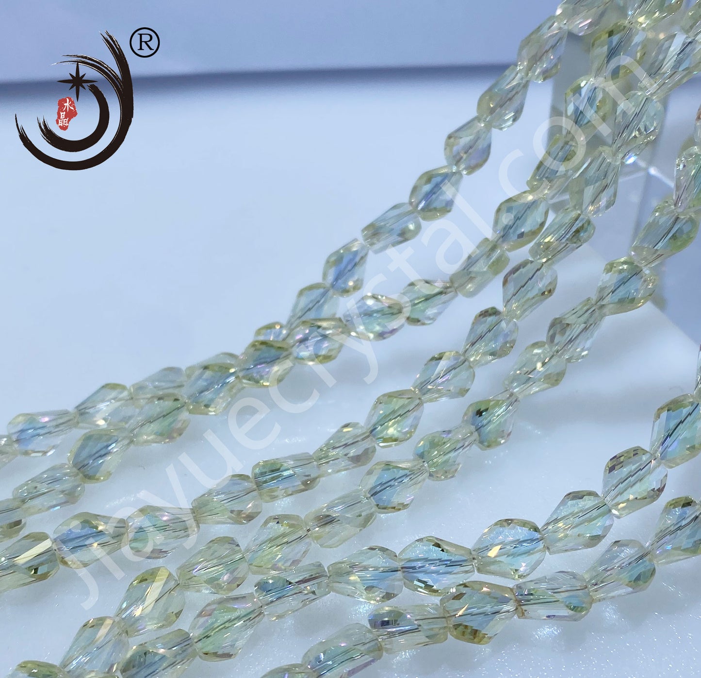 6X9MM Twist Beads Glass Crystal Beads Wholesale For DIY Jewelry ( 19600)