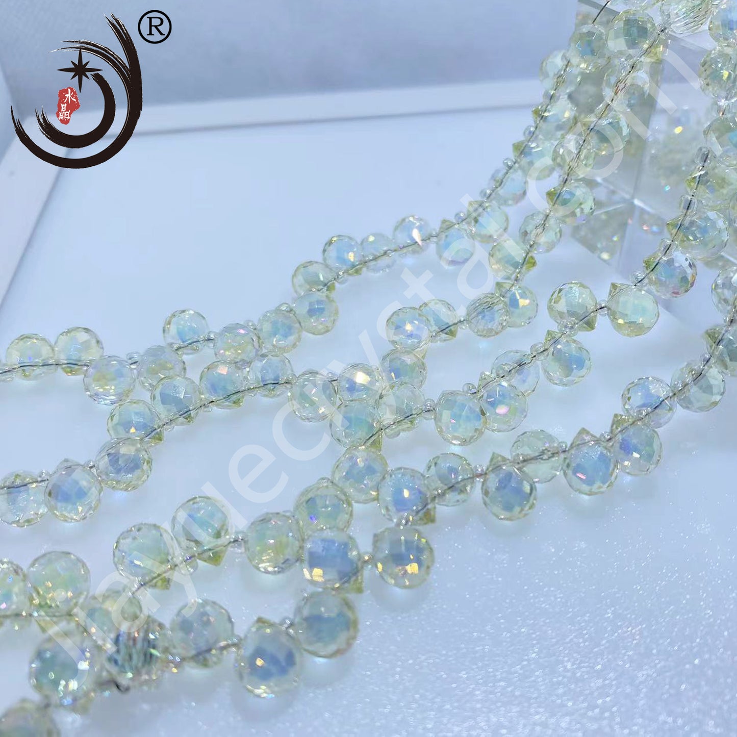 6MM/8MM strawberry beads tassel water drops strawberry beads beads DIY jewelry crystal beads wholesale (10121)